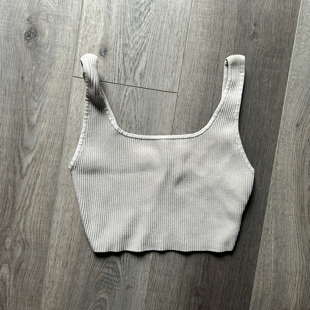 Aritzia Babaton Sculpt Knit Ribbed Tank Top